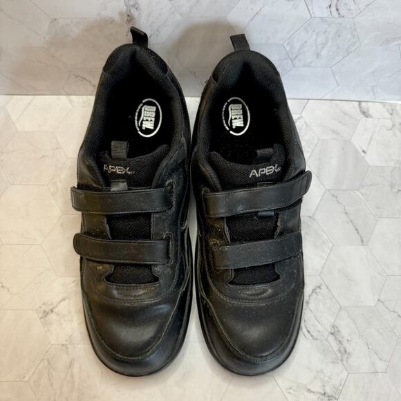 Apex Ambulator Shoes G8010M Mens Size 14 Wide Black Straps Comfort Medical main image 4